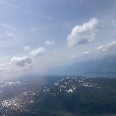 Flugwegposition um 12:33:54: Aufgenommen in der Nähe von Gemeinde Kaltenbach, Österreich in 3048 Meter